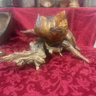 Apple Bowl on driftwood